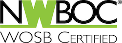 Woman Owned Small Bussiness Cerfication logo from NWBOC